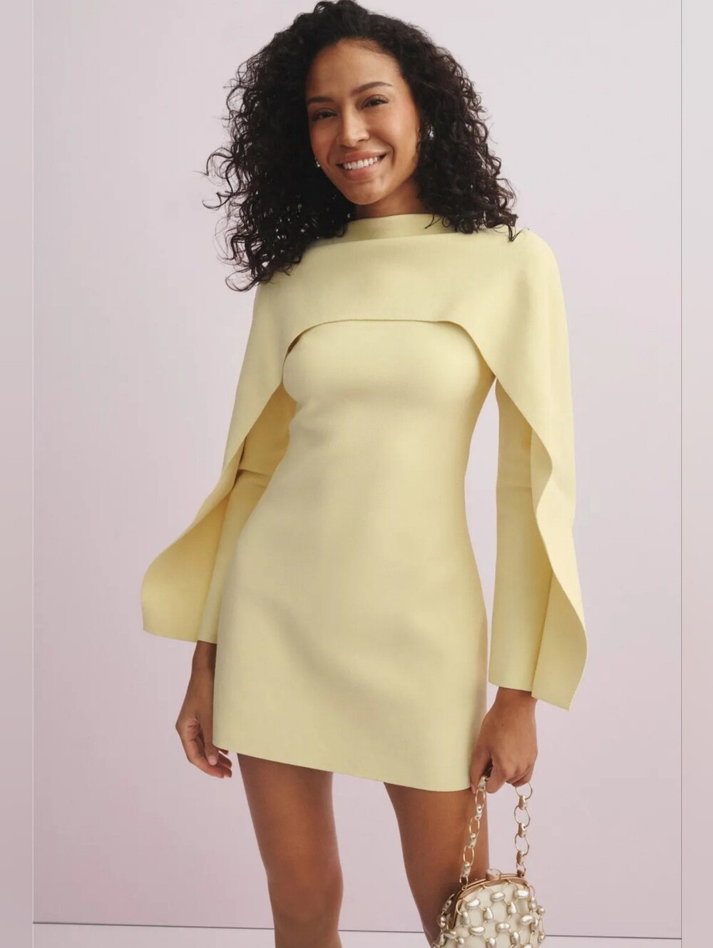 Cult Gaia Almina Wing Sleeve Mini Dress Women Size S/P